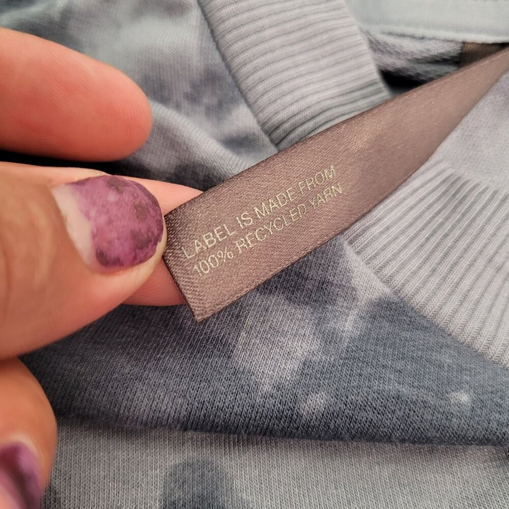 Mondetta Women Camouflage Print Crewneck Long Sleeve Sweatshirt Gray Size Small - Picture 8 of 11